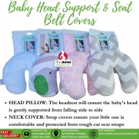Baby Head Support and Strap Covers