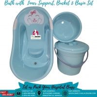 3 Pc Bath Set with in built support