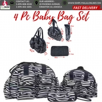 4 Pc Baby Bag Set
