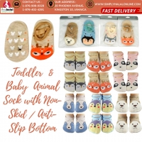 Baby/Toddler Non-Skid Socks with Straps (sold per pair)