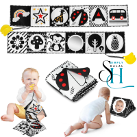 Black and White High Contrast Baby Book