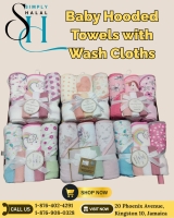 3 Pk Hooded Towels & 3 Washcloth Gift Set