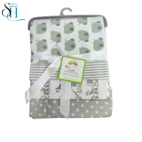 4-Pack Flannel Receiving Blanket Set